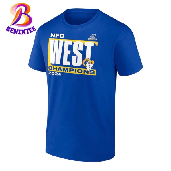 Los Angeles Rams 2024 NFC West Division Champions Conquer Vintage T-Shirt