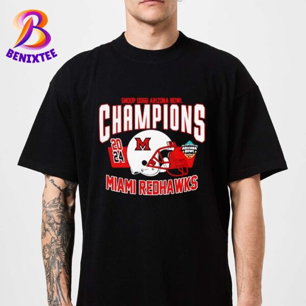 Miami RedHawks Football Champions 2024 Snoop Dogg Arizona Bowl NCAA College Football Vintage T-Shirt