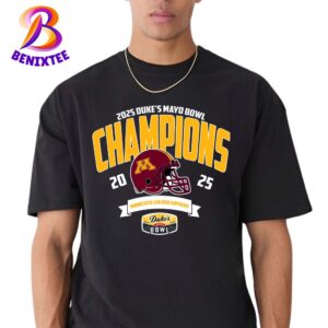 Minnesota Golden Gophers Football Champions 2025 Dukes Mayo Bowl NCAA College Football Unisex T-Shirt