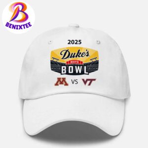 Minnesota Golden Gophers Football Vs Virginia Tech Hokies Football Dukes Mayo Bowl On January 3 2025 Hat Cap