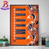 Missouri Tigers Football 2025 Season Schedule NCAA College Football Home Decor Poster Canvas