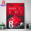 NCAA College Football 2025 Wisconsin Badgers Football 2025 Season Schedule Home Decor Poster Canvas