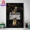 Arkansas Razorbacks Football Champions 2024 AutoZone Liberty Bowl NCAA College Football Home Decor Poster Canvas