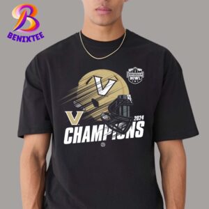 NCAA College Football Bowl Vanderbilt Commodores 2024 Birmingham Bowl Champions Unisex T-Shirt