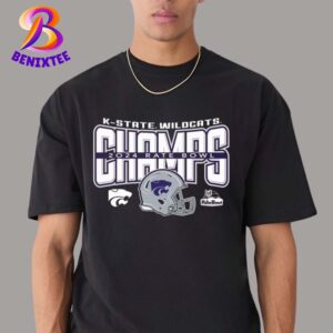 NCAA Kansas State Wildcats 2024 Rate Bowl Champions College Football Bowl Unisex T-Shirt