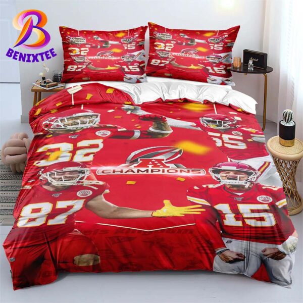 NFL Kansas City Chiefs Champions Chiefs Kingdom Glory Bedding Set Queen