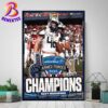 NCAA College Football Bowl Vanderbilt Commodores 2024 Birmingham Bowl Champions Home Decor Poster Canvas