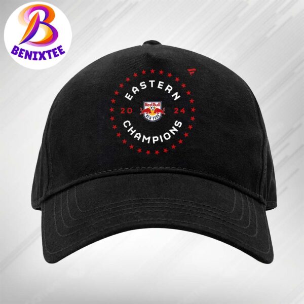 New York Red Bulls 2024 MLS Eastern Conference Champions Locker Room Snapback Hat Classic Cap