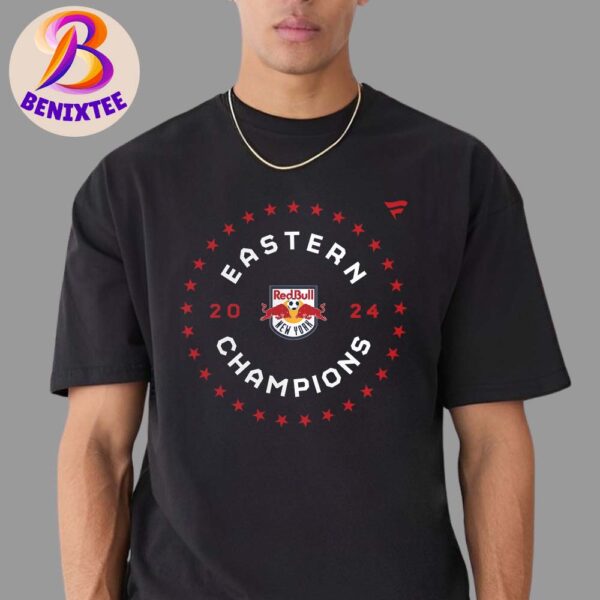 New York Red Bulls 2024 MLS Eastern Conference Champions Locker Room Vintage T-Shirt