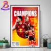 2024 MLS Western Conference Champions Is LA Galaxy Home Decor Poster Canvas