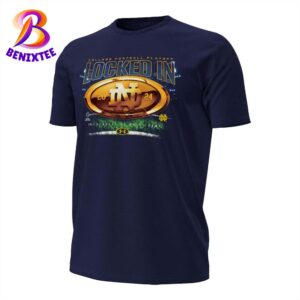 Notre Dame Fighting Irish College Football Playoff 2025 Locked In Under Armour Playoff Unisex T-Shirt