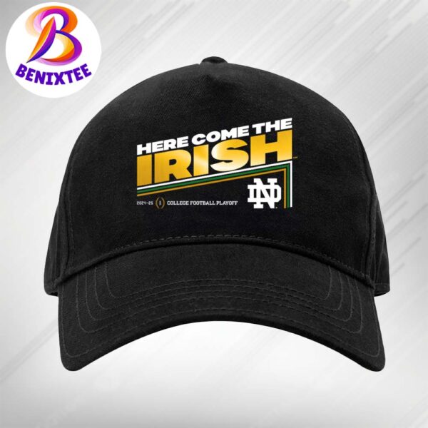 Notre Dame Fighting Irish Here Come The Irish 2024-25 College Football Playoff Classic Cap Snapback Hat