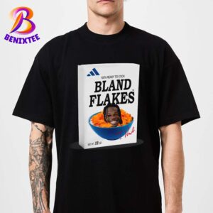 Official Adidas 100 Ready To Cook Travis Hunter Bland Flakes Unisex T-Shirt