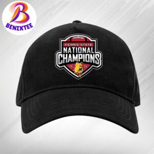 Official Ferris State Bulldogs Football Wins The 2024 NCAA Division II National Champions Logo Classic Cap Snapback Hat