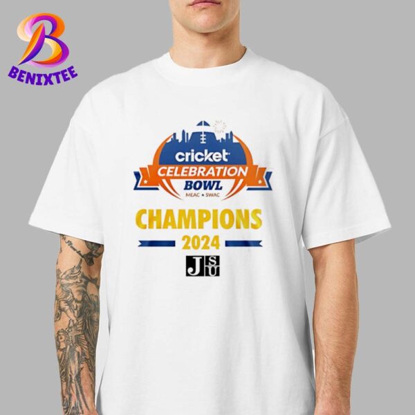 Official Logo Jackson State Tigers Football Cricket Celebration Bowl Champions 2024 Classic T-Shirt