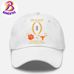 Official NCAA Division CFP 1st Round Clemson Tigers Vs Texas Longhorns At College Football Classic Cap Snapback Hat