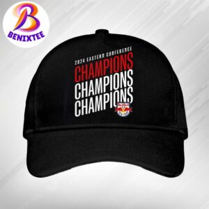 Official New York Red Bulls 2024 MLS Eastern Conference Champions Classic Cap Snapback Hat