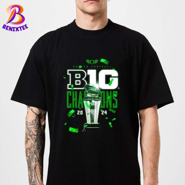 Official Oregon Ducks Not Done Yet 2024 Big Ten Champions Premium T-Shirt