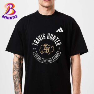 Official Travis Hunter x Adidas Two Way Football And Fishing Unisex T-Shirt