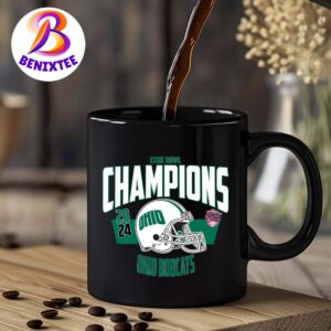 Ohio Bobcats Football Champions 2024 Cure Bowl StaffDNA Cure Bowl Ceramic Mug