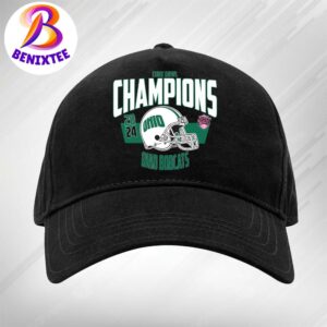 Ohio Bobcats Football Champions 2024 Cure Bowl StaffDNA Cure Bowl Classic Cap Snapback Hat