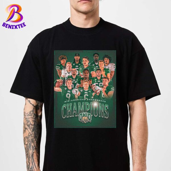 Ohio Bobcats Named To 2024 Mid-American Conference Champions Unisex T-Shirt