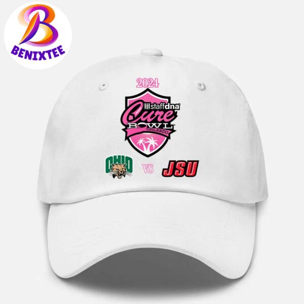 Ohio Bobcats Vs Jacksonville State Gamecocks 2024 StaffDNA Cure Bowl Matchup On December 20 2024 In Orlando Florida Classic Cap Snapback Hat