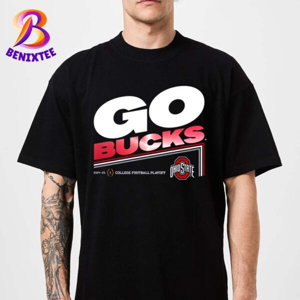 Ohio State Buckeyes Go Bucks 2024-25 College Football Playoff Unisex T-Shirt