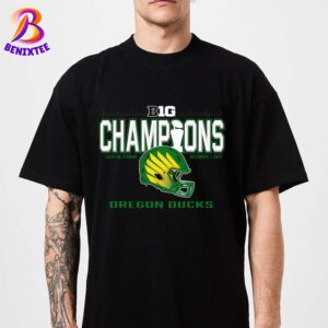 Oregon Ducks 2024 Big Ten Football Conference Champions Locker Room Unisex T-Shirt