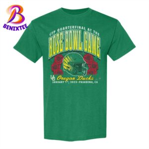 Oregon Ducks College Football Playoff Quarterfinal At The Rose Bowl Bound Game 2025 Unisex T-Shirt