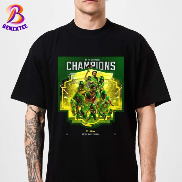 Oregon Ducks Has Named 2024 Big Ten Champions Classic T-Shirt