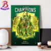 Ohio Bobcats Named To 2024 Mid-American Conference Champions Home Decor Poster Canvas