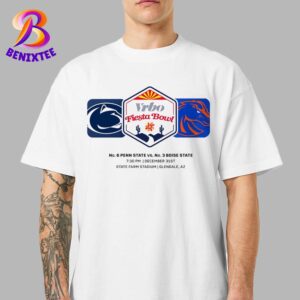 Penn State Nittany Lions Vs Boise State Broncos Matchup 2024 Vrbo Fiesta Bowl NCAA College Football Game On December 31 2024 Unisex T-Shirt