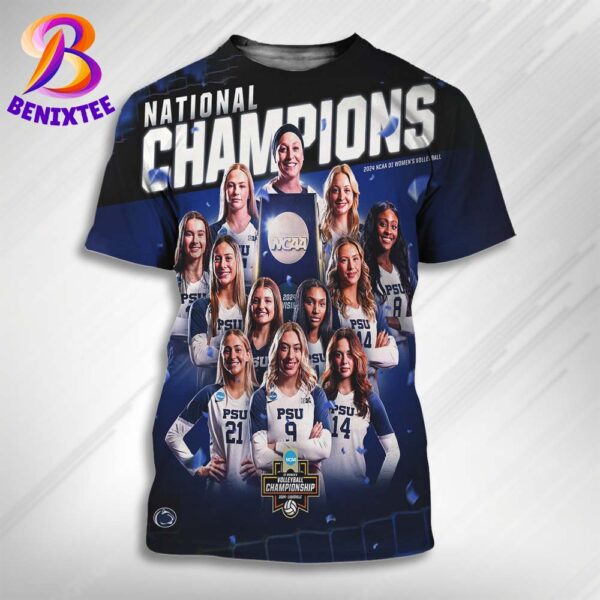 Penn State Women’s Volleyball Defeated Louisville 3-1 Champions Eighth Title 2024 NCAA DI Women’s Volleyball All Over Print Shirt