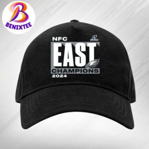 Philadelphia Eagles NFL 2024 NFC East Division Champions Big And Tall Conquer Snapback Hat Classic Cap