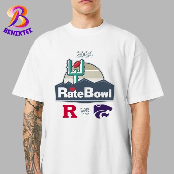 Rate Bowl Matchup Rutgers Scarlet Knights Football Vs Kansas State Wildcats Football On December 26th 2024 Vintage T-Shirt