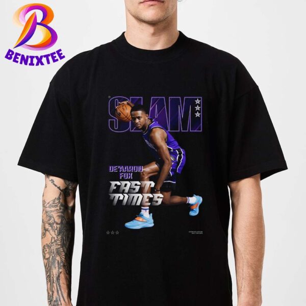 SLAM 253 Cover Tee De Aaron Fox And The Fox 1 By Curry Brand Fast Time Unisex T-Shirt