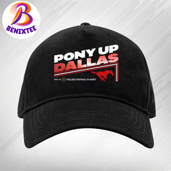 SMU Mustangs Pony Up Dallas 2024-25 College Football Playoff Classic Cap Snapback Hat