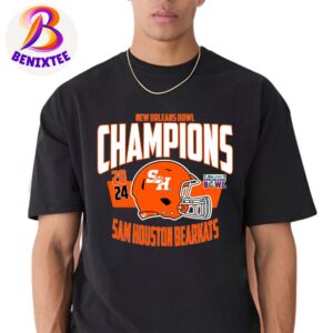 Sam Houston Bearkats Football NCAA College Football 2024 Champions R L Carriers New Orleans Bowl Unisex T-Shirt