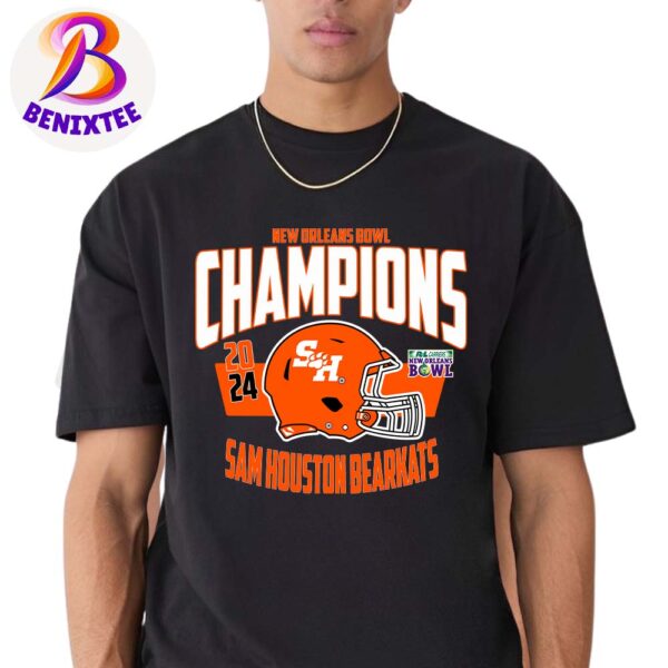 Sam Houston Bearkats Football NCAA College Football 2024 Champions R L Carriers New Orleans Bowl Unisex T-Shirt