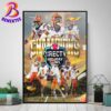 Arkansas Razorbacks Football Champions 2024 AutoZone Liberty Bowl NCAA College Football Home Decor Poster Canvas