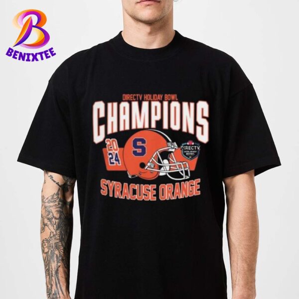 Syracuse Orange Football Champions 2024 DirecTV Holiday Bowl NCAA College Football Unisex T-Shirt