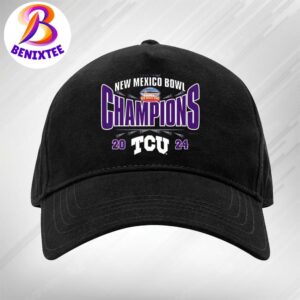 TCU Horned Frogs Football Champions 2024 Isleta New Mexico Bowl NCAA College Football Snapback Hat Classic Cap