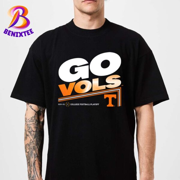 Tennessee Volunteers Go Vols 2024-25 College Football Playoff Unisex T-Shirt