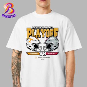 Tennessee Volunteers Vs Ohio State Buckeyes Matchup Playoff First Round 2024 College Football Playoff 2025 T-Shirt