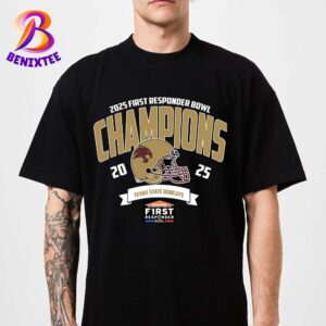 Texas State Bobcats Football Champions 2025 Servpro First Responder Bowl NCAA College Football Classic T-Shirt