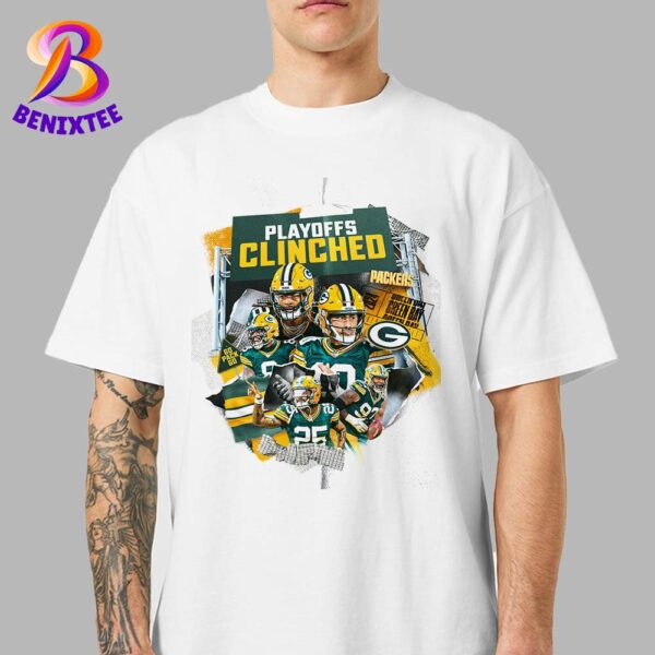 The Green Bay Packers Are Headed To The Clinched NFL Playoffs 2024 Unisex T-Shirt