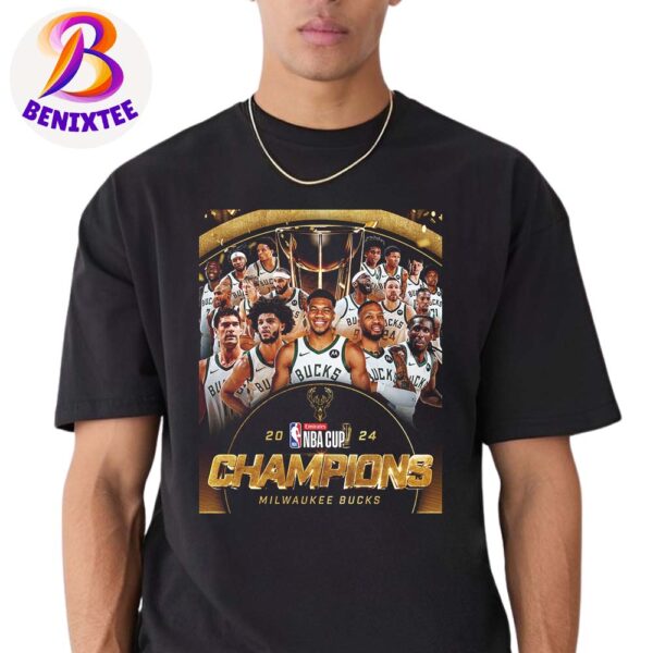 The Milwaukee Bucks Are The 2024 Emirates NBA Cup Champions Classic T-Shirt