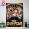 Milwaukee Bucks 2024 Emirates NBA Cup Champions Quest For The Cup Complete Wall Decor Poster Canvas