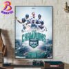 BYU Cougars Football Champions 2024 Valero Alamo Bowl NCAA College Football Home Decor Poster Canvas